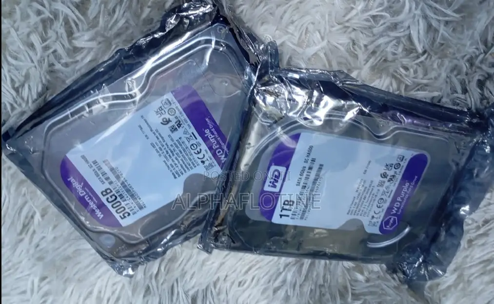 500gb Wd Purple-Surveillance Harddisk Wdo5purx Model.