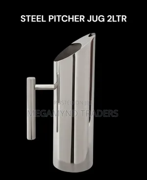 Metallic Pitcher 2ltr/Stainless Steel Kitchen Jug / Tea Pot