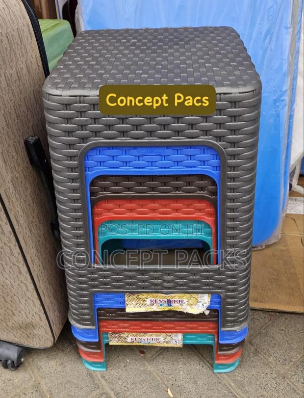 Oshwal Plastic Bamboo Stools.