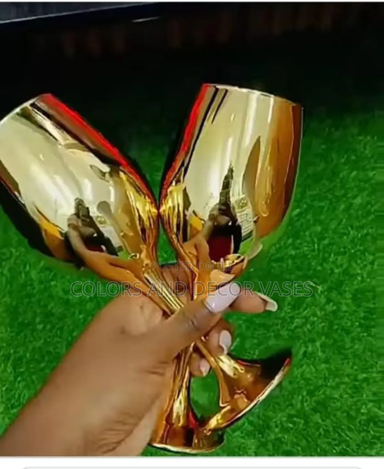 Elegant Gold Glass