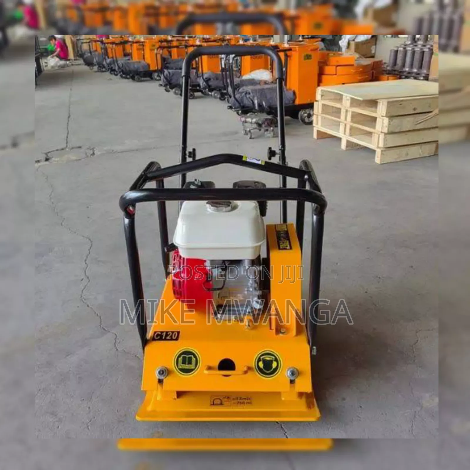 High-Vibration Plate Compactor