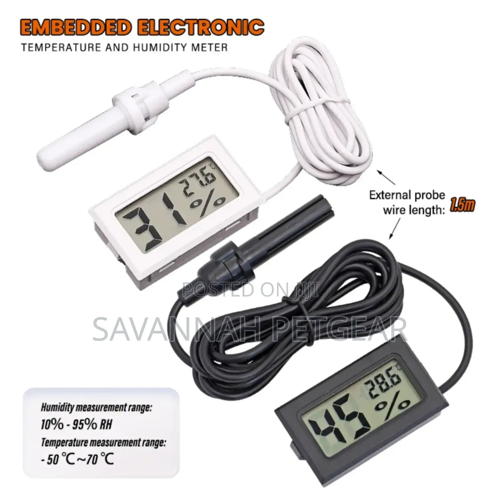 Digital Beehive Thermometer With a Probe for Beekeepers