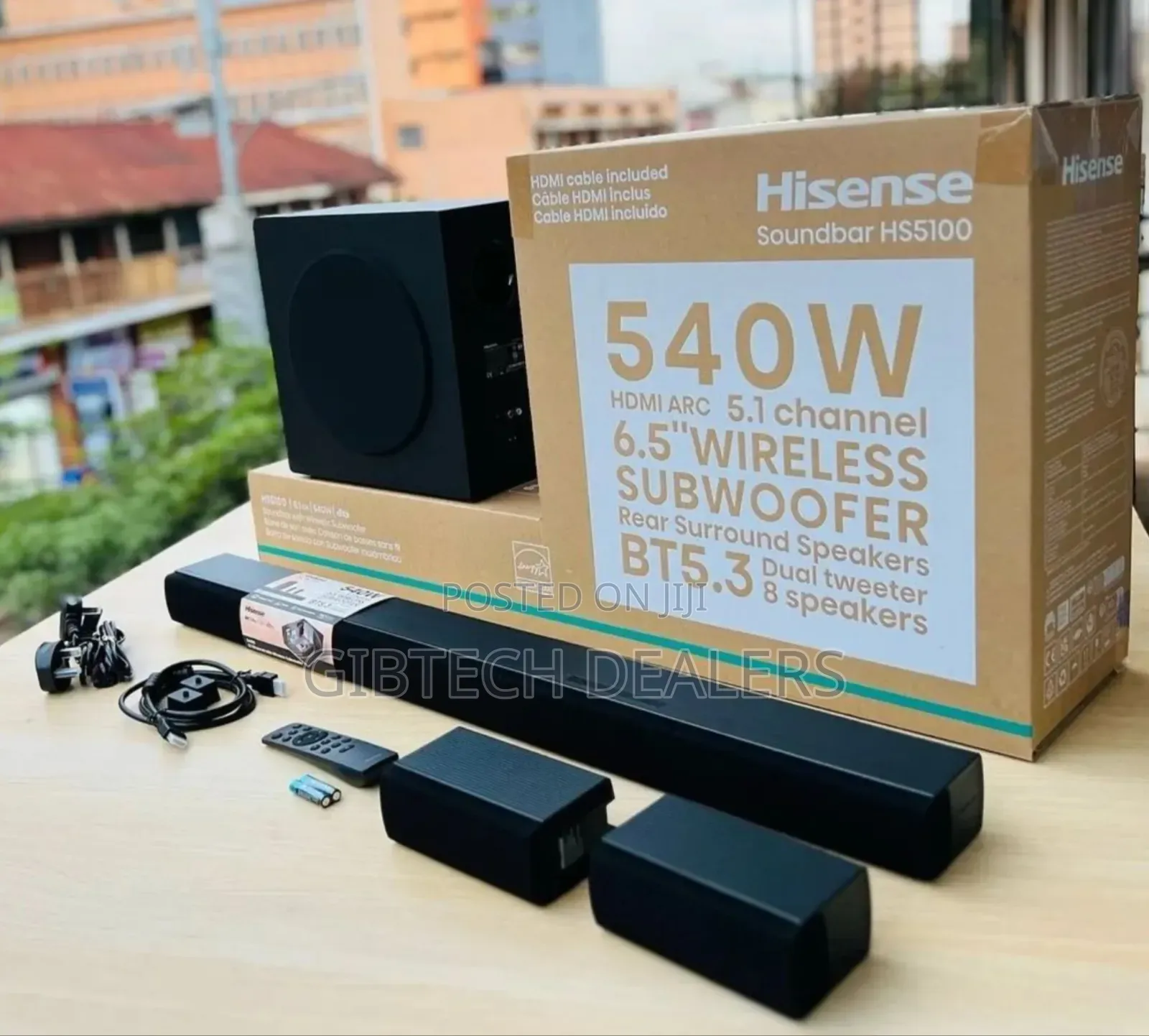 Hisense 540 Watts Hs5100 Soundbar 5.1ch