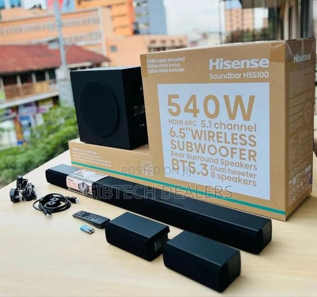 Hisense 540w Hs5100 Soundbar 5.1ch