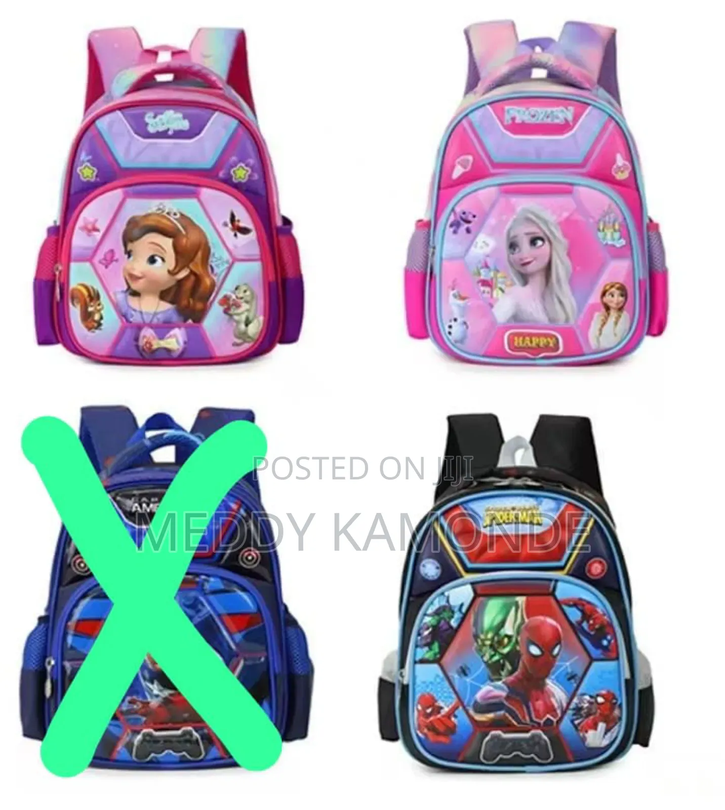 Kids Cartoon School Bags