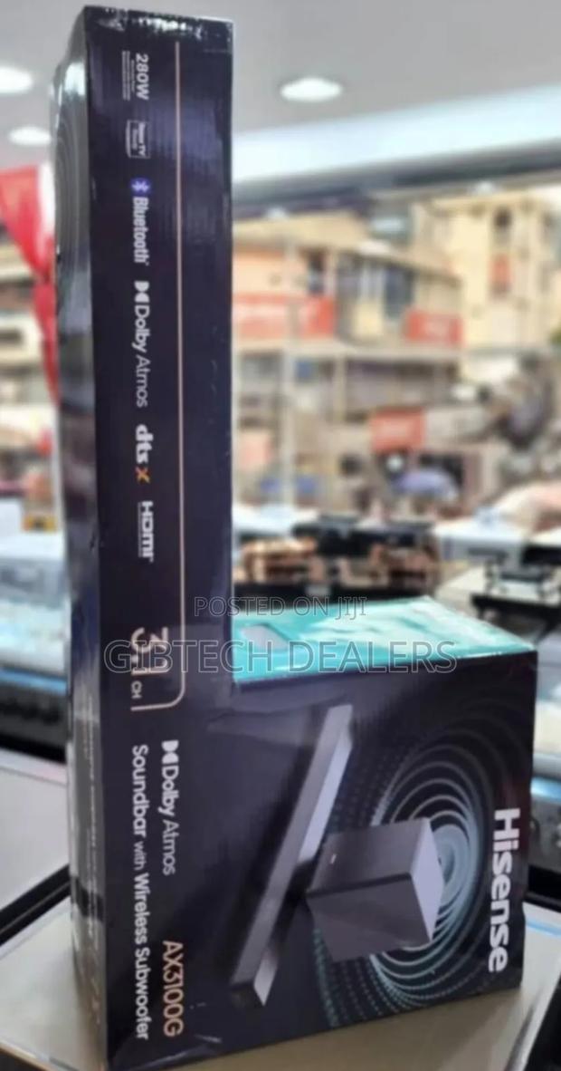 Hisense Sound Bar 280 Watts Ax3100g With Doulbyatoms