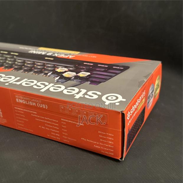 Steelseries Apex 9 Mini Hotswap Optical Mini Gaming Keyboard - thumbnail 3