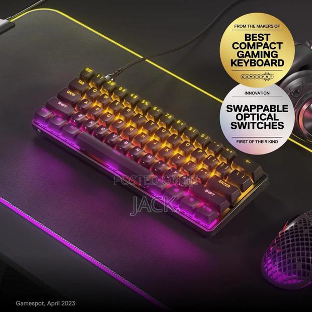 Steelseries Apex 9 Mini Hotswap Optical Mini Gaming Keyboard - thumbnail 4
