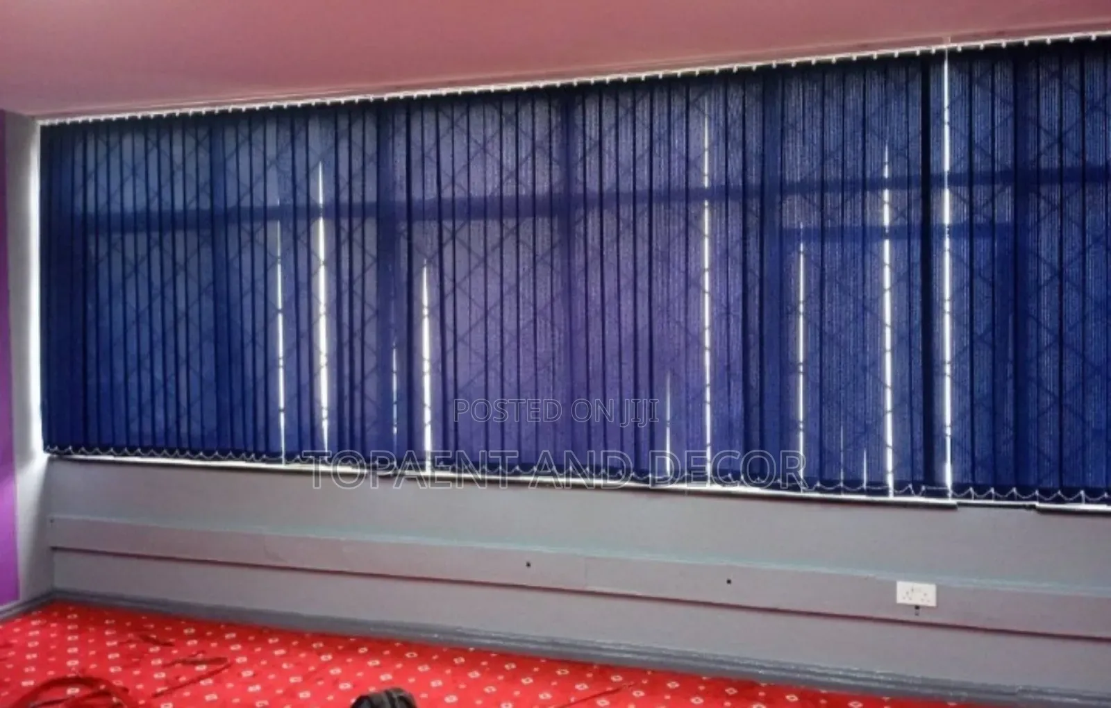 Vertical Window Blinds in Neutral Shade That Match Any Decor