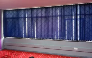 Vertical Window Blinds in Neutral Shade That Match Any Decor