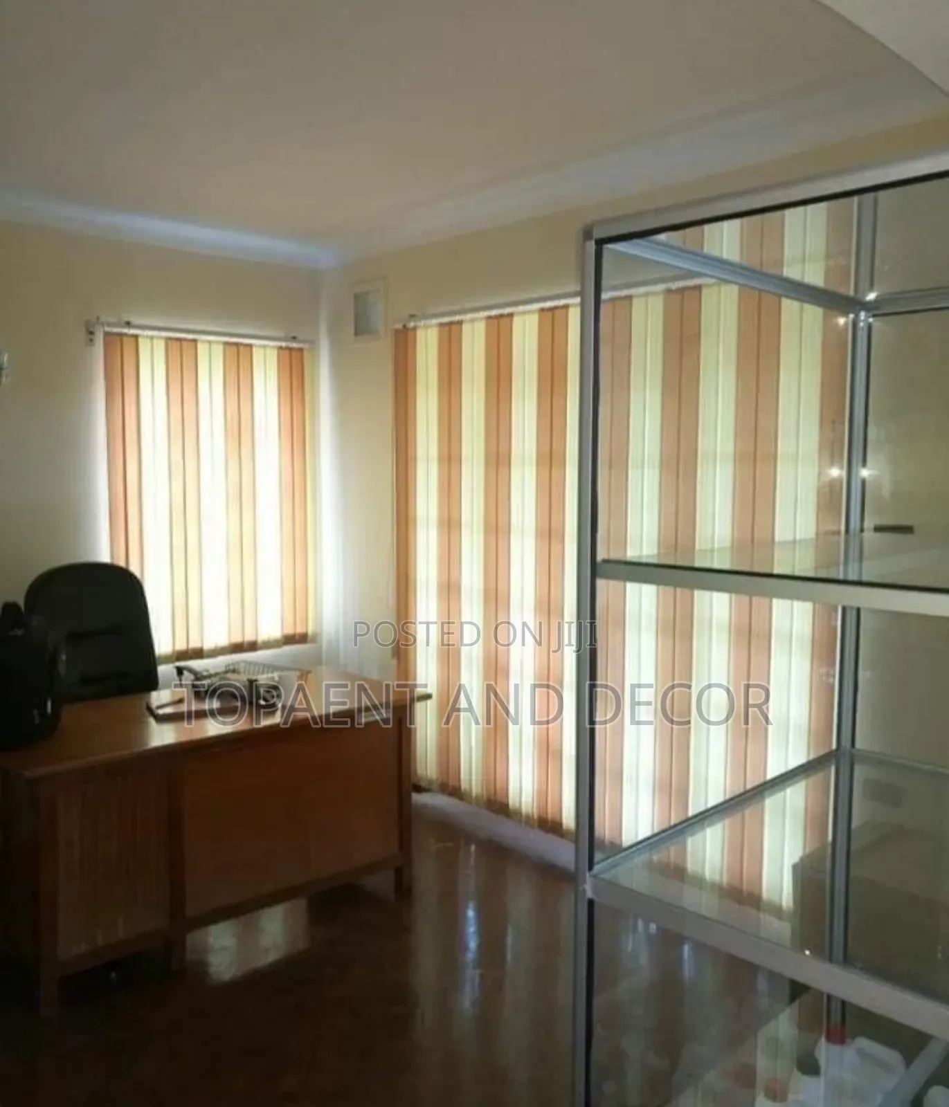 Sleek Vertical Office Window Blinds Perfect for Large Windows