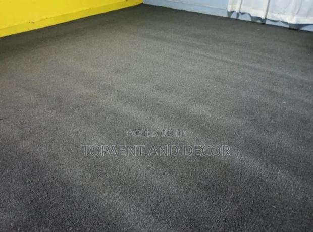 Grey Synthetic Delta Wall to Wall Carpet - main view