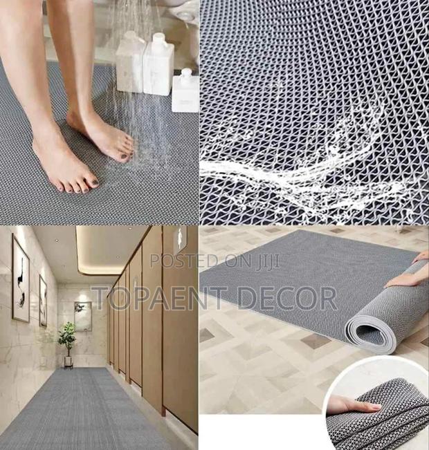 Grey No Water Retention Perforated PVC Antislip 6 - main view