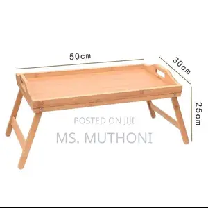 Bed Tray Table With Foldable Legs Media Slot Manual