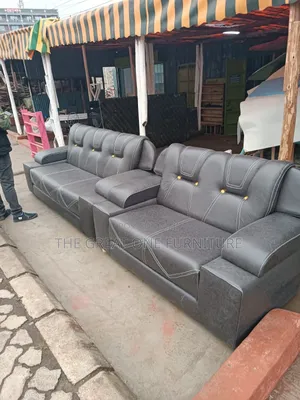 Modern 5 Seater Sofa Set Gray Tfd3