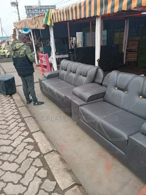 Gray Quality Modern 5 Seater Sofa Set Jk9