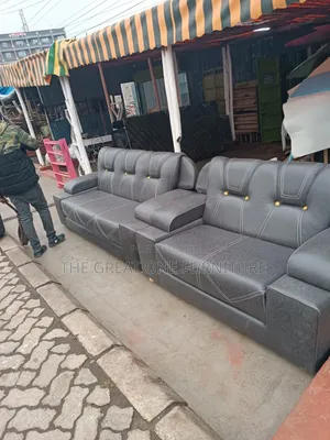 Generic Modern 5 Seater Sofa Set Gray Vf3w