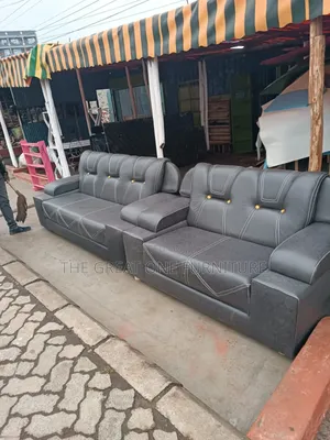 Comfy Colorful 5 Seater Sofa Set Gray Hd2q