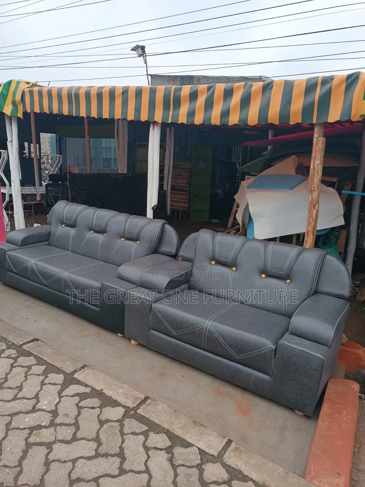 Elegant Modern 5 Seater Sofa Set Comfy Dfe2w