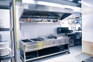 Commercial Stainless Steel Cooking Range (Cooking Unit):: - main view