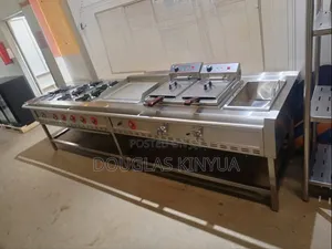 Stainless Steel 5units Combined Cooking Range/Unit (Commercial Unit).