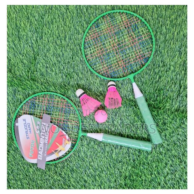 Children Badminton Racket Set- 2 Rackets+ Shuttle Cock - main view