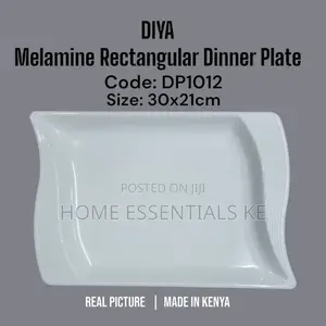 Melamine Rectangular Dinner Plates. 
Size: 30×21cm
.