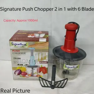 Signature Push Chopper 2 in 1 With 6 Blade.-Manual