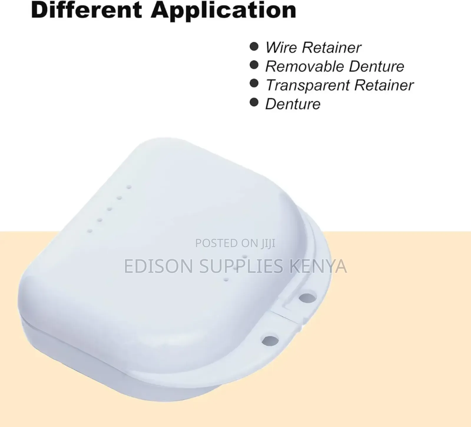 Orthodontic Retainer Case Portable Invisible Braces Case Light Weight
