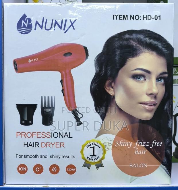 Professional Hair Dryer
Nunix Hd -01.