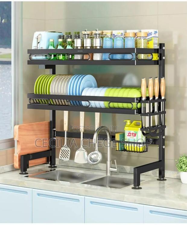 Over the Door Dish Rack Double