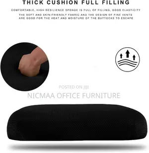 Office Seat: Ergonomic Mesh With Headrest Seat