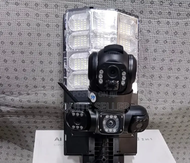 Solar Street Light With CCTV Camera With Surveillance Cameras Provide