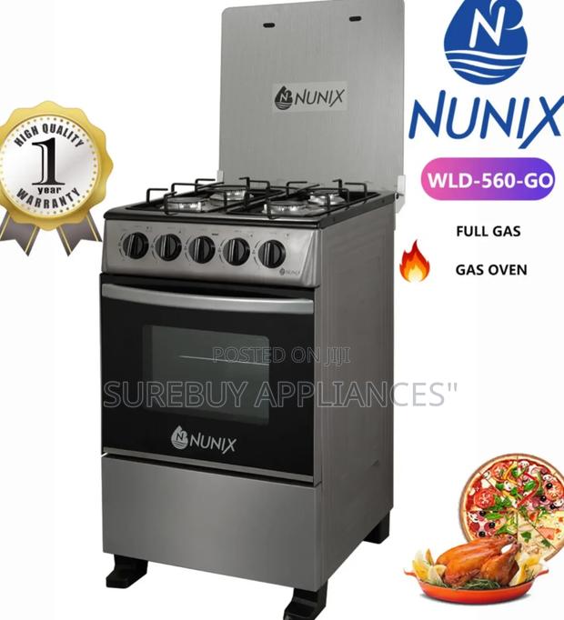 New Model 50*55 Nunix Full Gas Standing Cooker