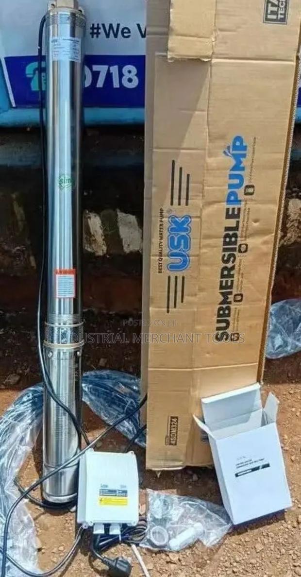 Usk 1hp Deep Well Submersible Pump - main view