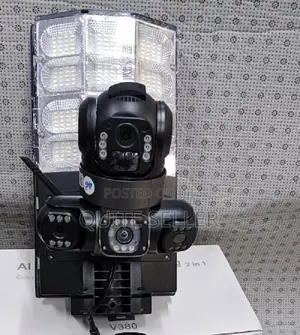 Solar Street Light With 4gwifi CCTV Camera Solar Powered Surveillance