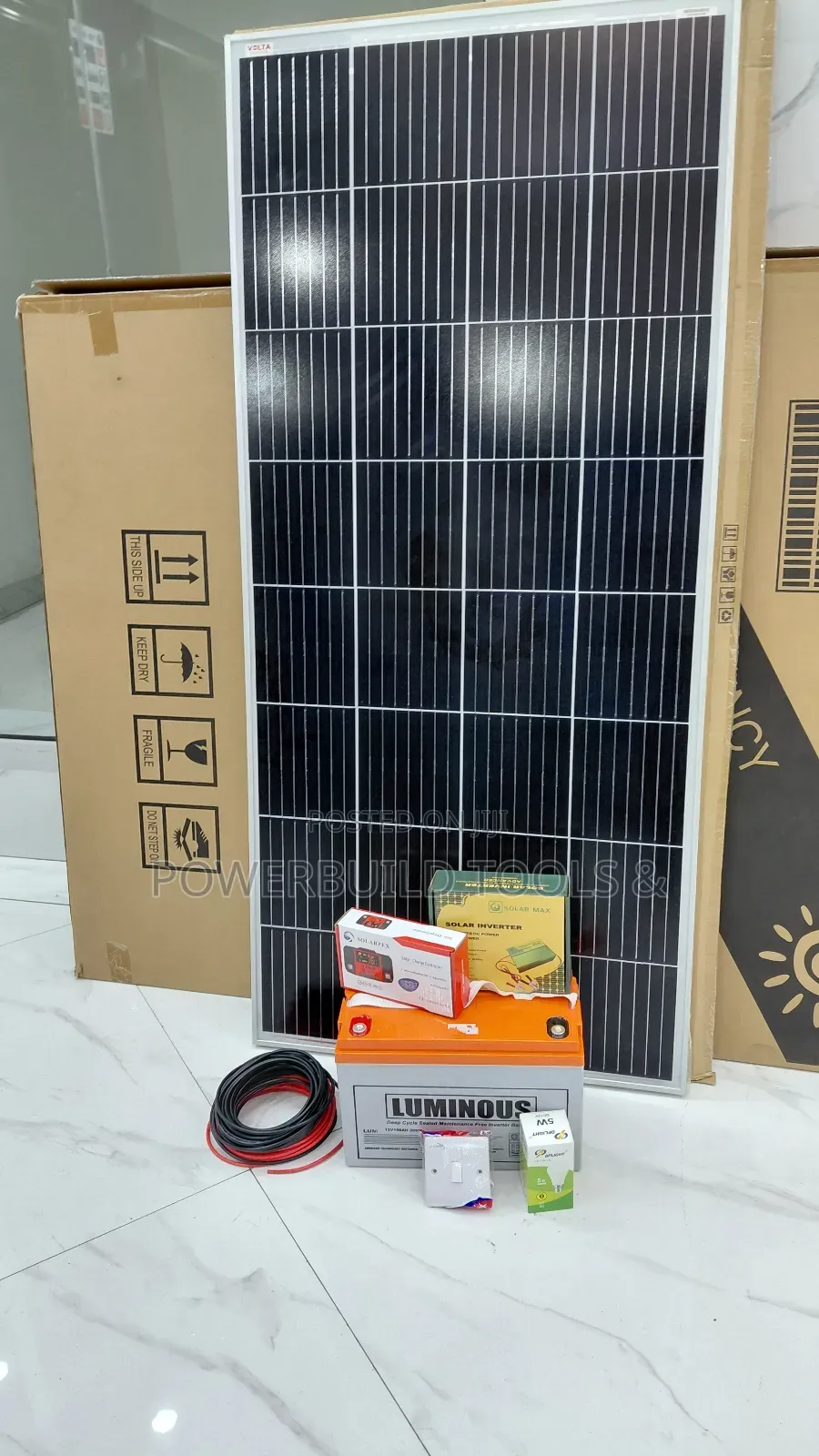 100w Complete Solar Panel Kit