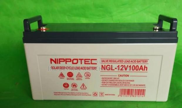 Nippotec 100ah Solar Battery - main view