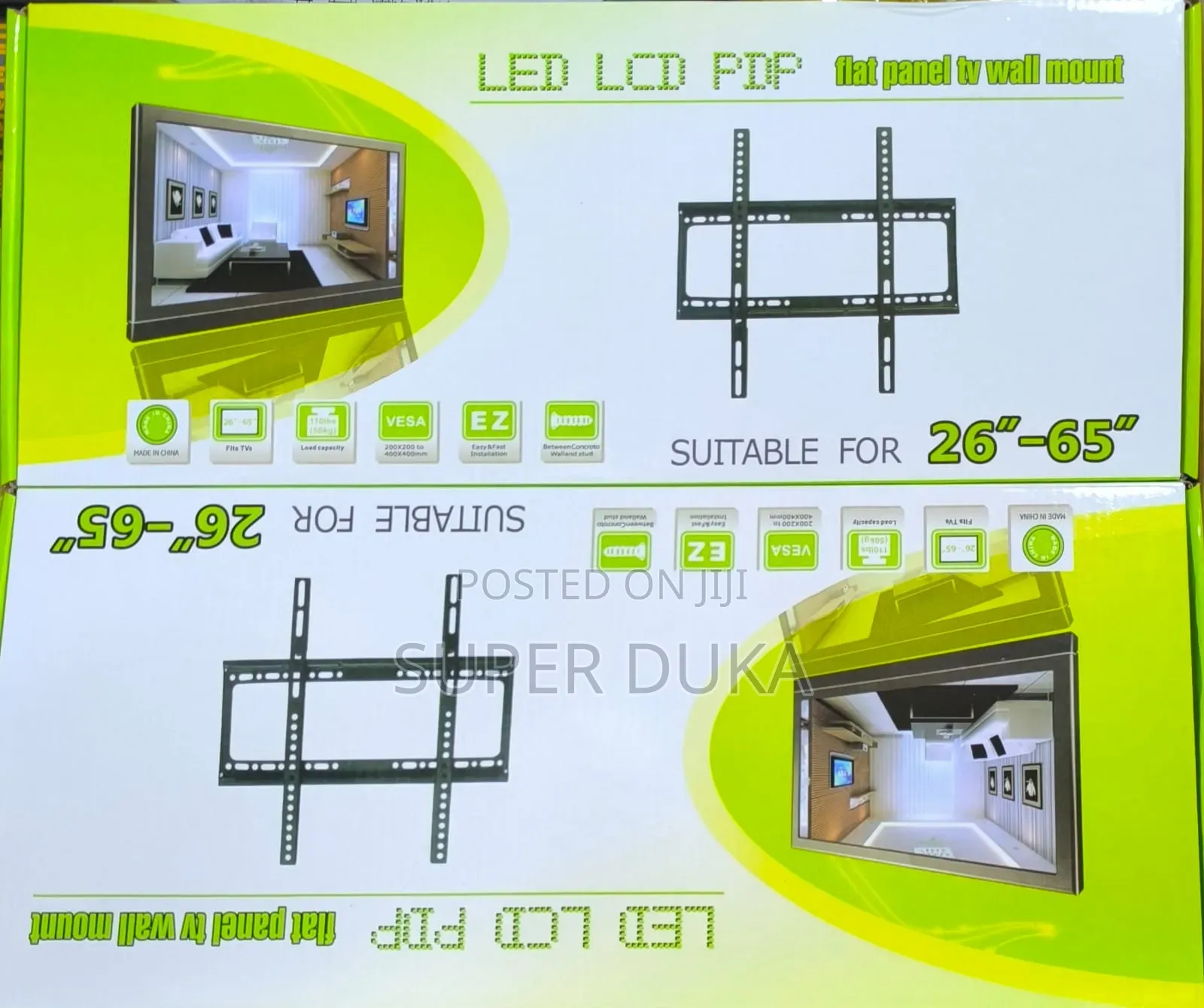 Flat Panel Tv Wall Mount 
26- 65 Inch.