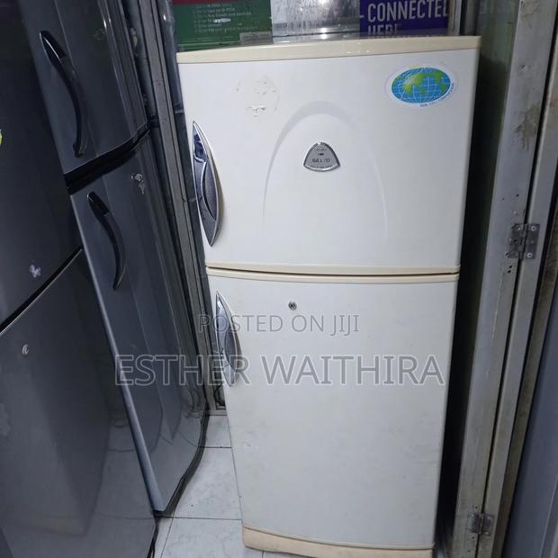 Pure White Sanyo Double Door - thumbnail 3