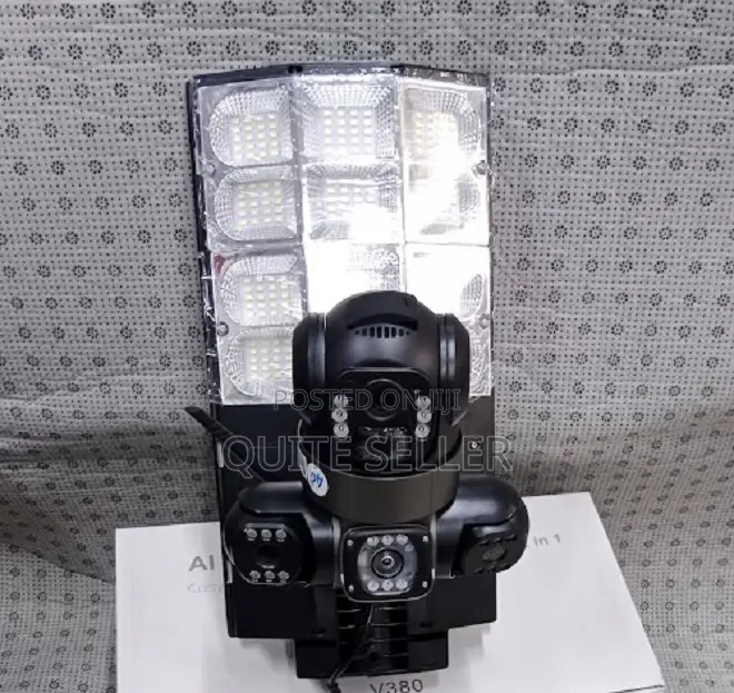 4g Solar Powered Street Security Light With Camera