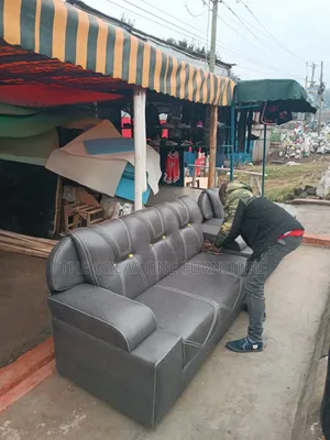 Brand New 5 Seater Sofa Set Gray Quality Tfd3