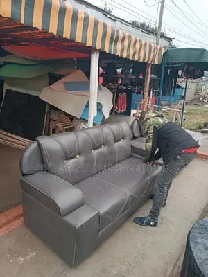 Beautiful 5 Seater Sofa Set Gray Fd3h