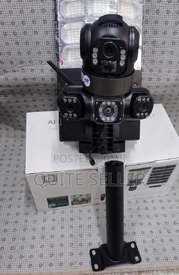 Solar Street Light With CCTV Camera Smart Motion Detection