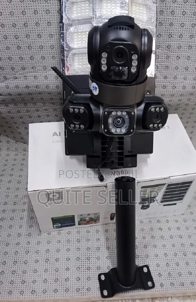 Solar Street Light With CCTV Camera Smart Motion Detection