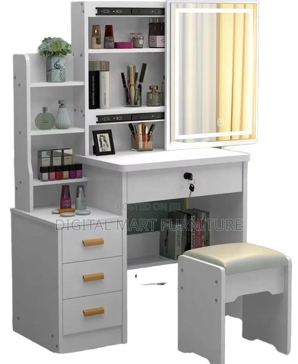 Dressing Table: White MDF Dressing Table - thumbnail 2