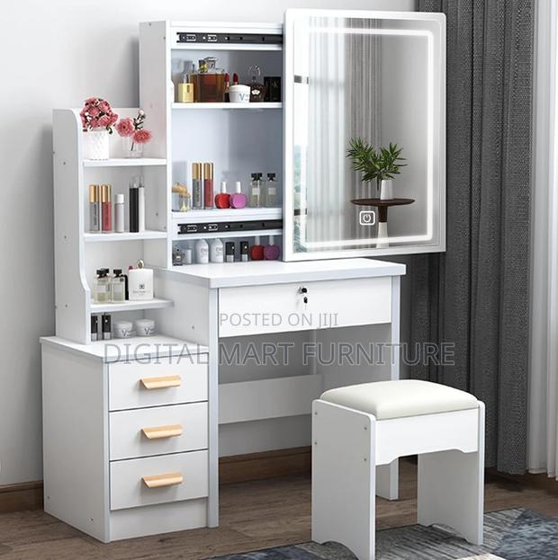 Dressing Table: White MDF Dressing Table - thumbnail 6