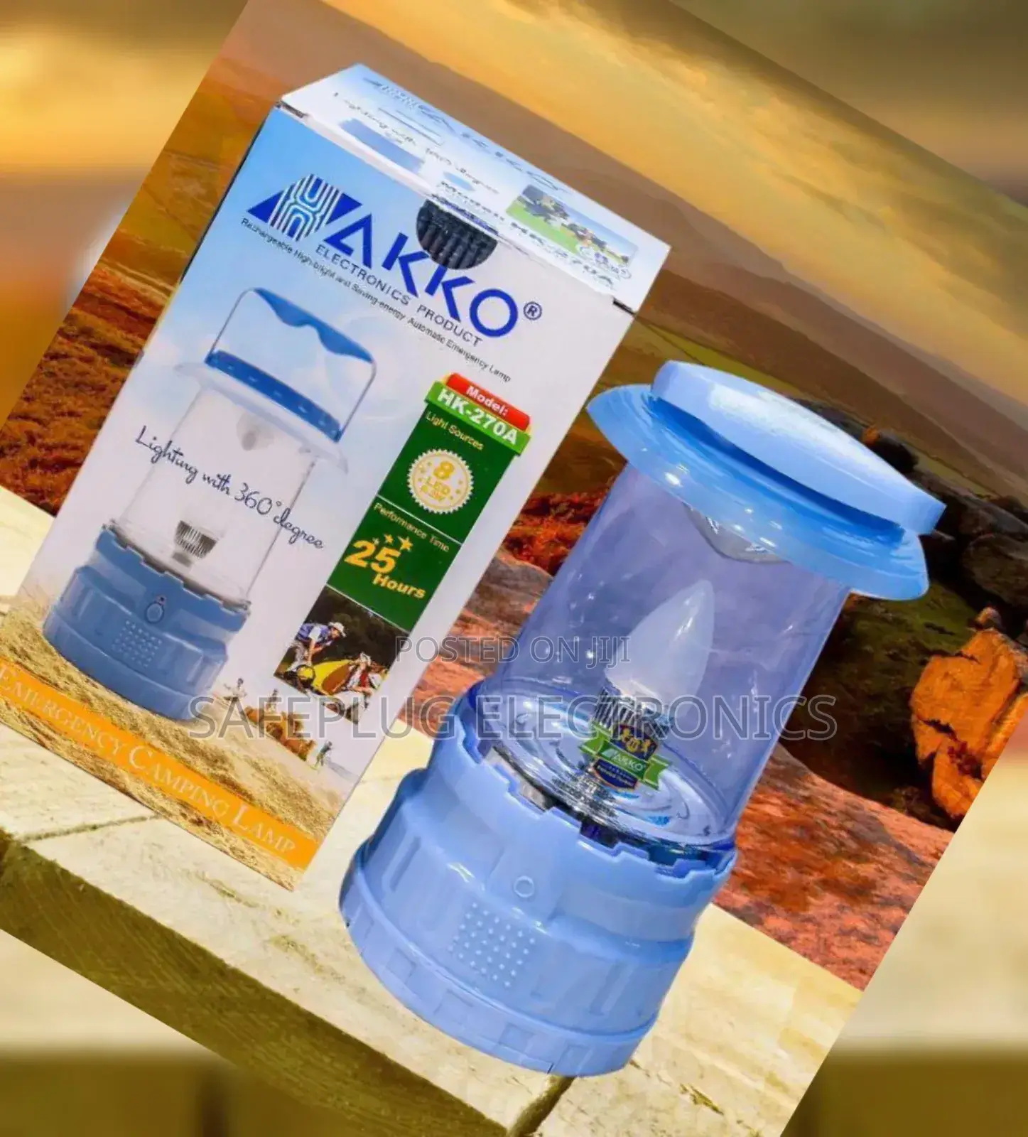 Akko 270 Recheargable Lamp 24 Hour Working Hour Guaranteed
