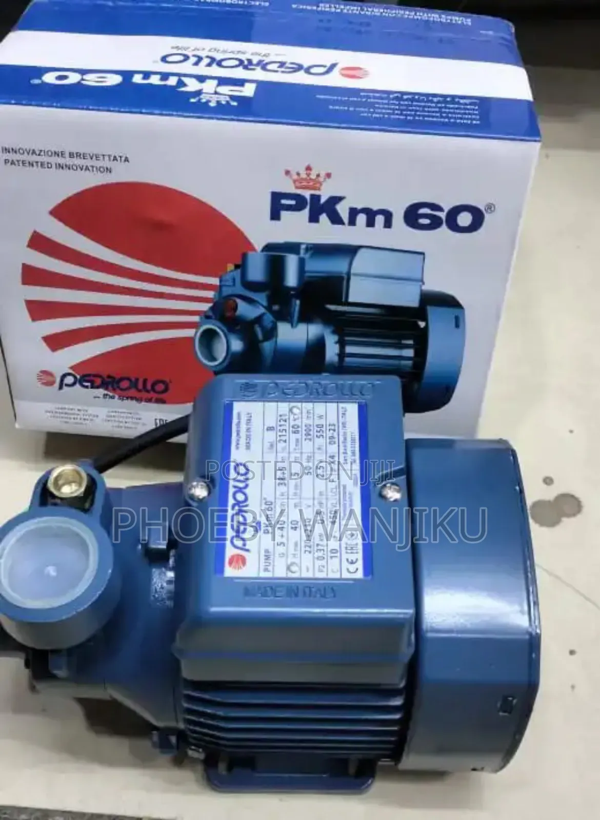 Peripheral Pkm60 Water Pump