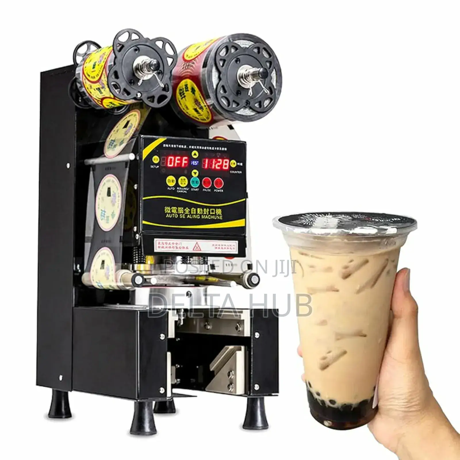 Branding Cups Sealing Machine-high-speed